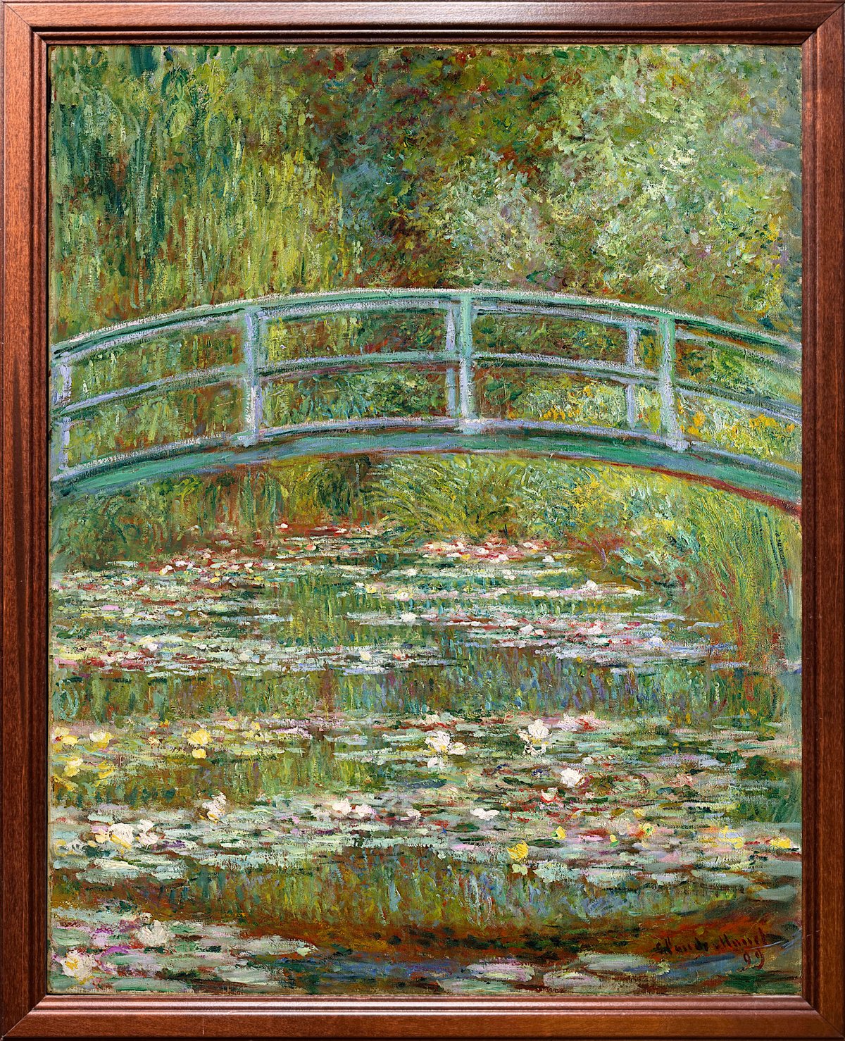 Claude Monet, Bridge over a Pond of Water Lilies, 1899
