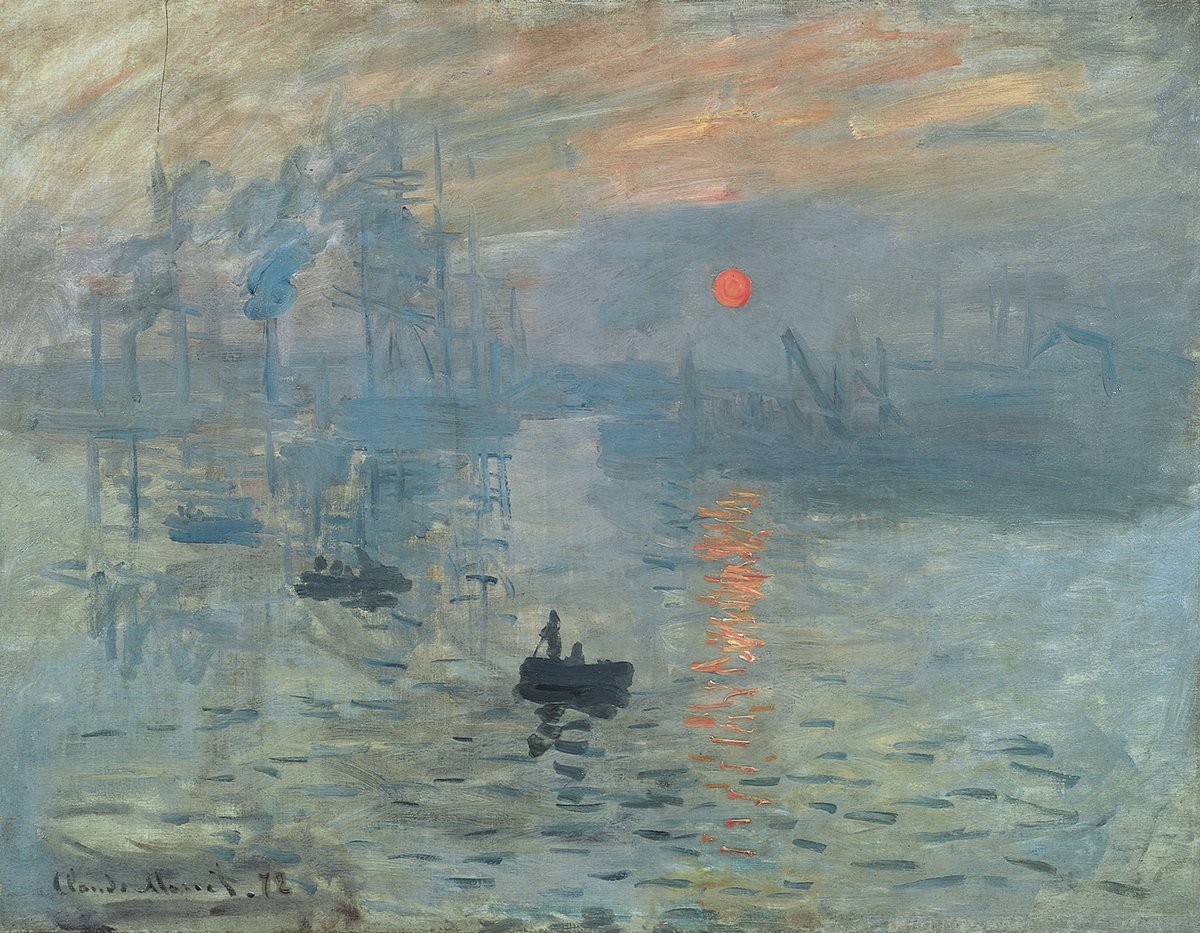 Claude Monet, Impression, Sunrise, 1872