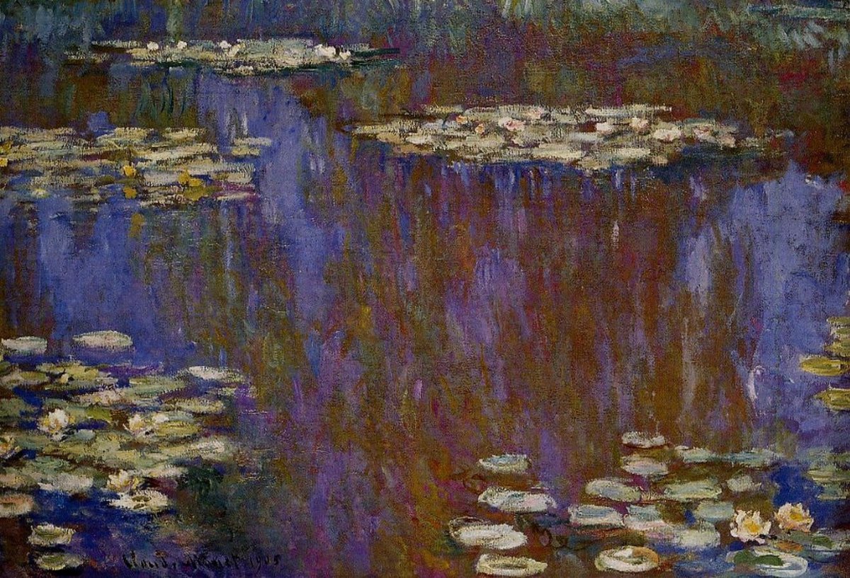 Claude Monet, Water Lilies, 1907 (W.1678)